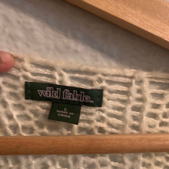 Cream Cropped Sweater - Picture 4 of 4